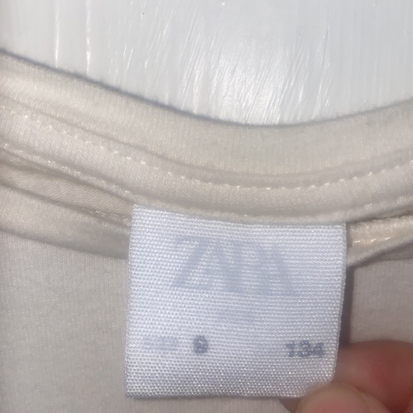 Zara long sleeve shirt size 9 - Picture 4 of 4